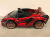 ELEKTRISCHE KINDERAUTO LAMBORGHINI SIAN 12 VOLT  ROOD METALLIC - RideCars