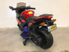 ELEKTRISCHE KINDERMOTOR NINJA 12 VOLT METALLIC ROOD - RideCars