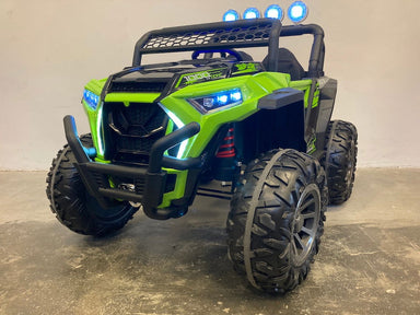 Elektrisch kinderauto buggy 4WD 12 volt groen - RideCars