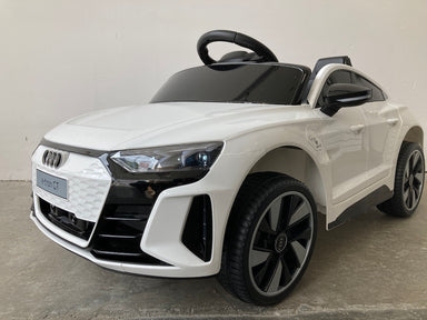 Elektrische kinderauto Audi E-tron wit 12 volt