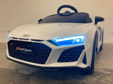 Elektrische Kinderauto Audi R8 Sport 12 volt wit - RideCars