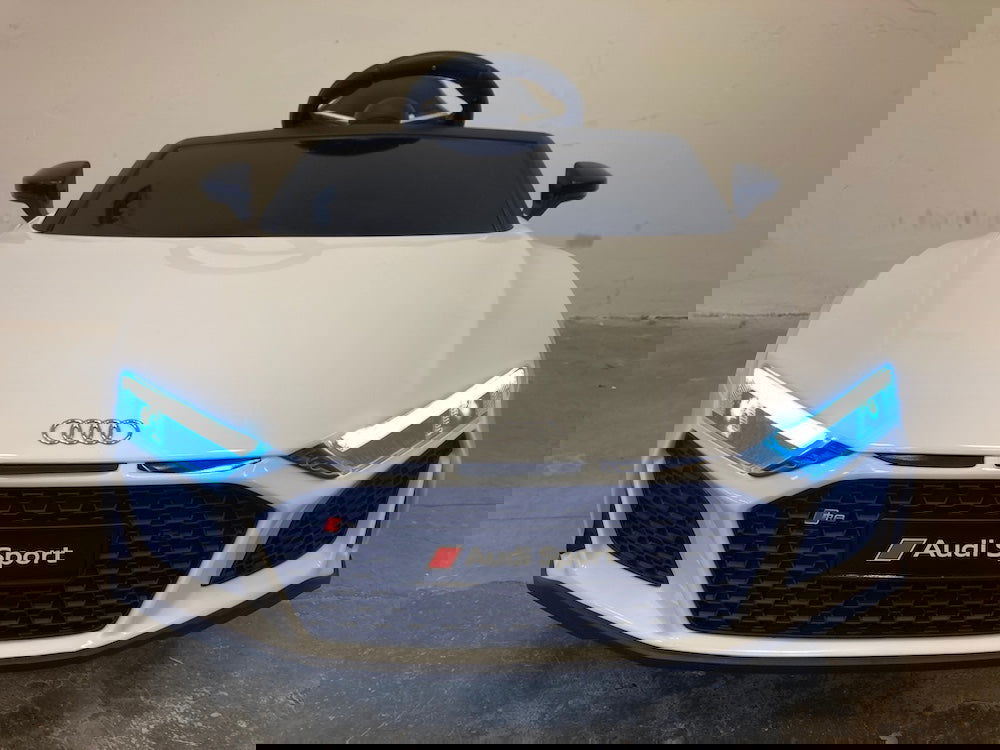 Elektrische Kinderauto Audi R8 Sport 12 volt wit - RideCars