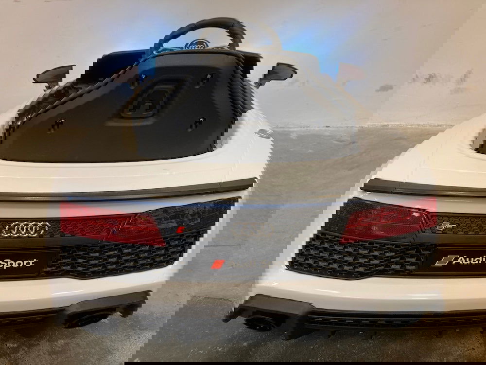 Elektrische Kinderauto Audi R8 Sport 12 volt wit - RideCars
