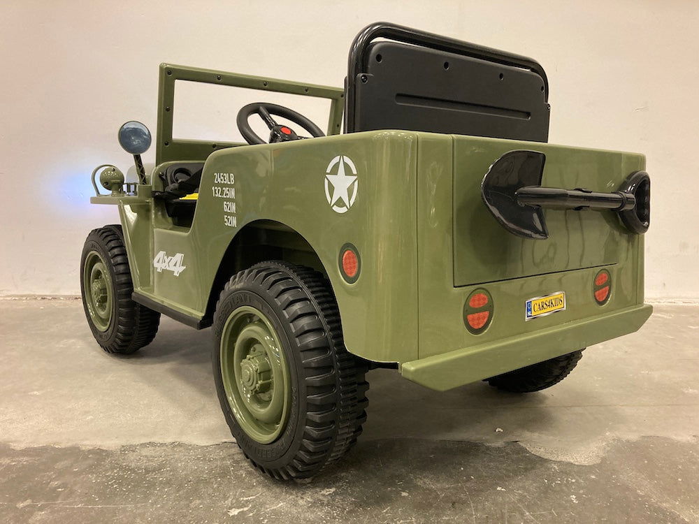 Elektrische Kinderjeep Willy 1 persoons 4WD - RideCars