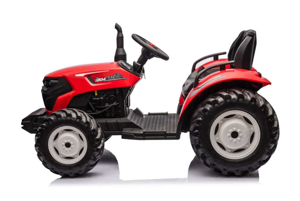 Kindertractor 24V |  Power tractor 24 volt rood
