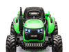 Kindertractor 24 volt met aanhanger (groen) | Ridecars.nl