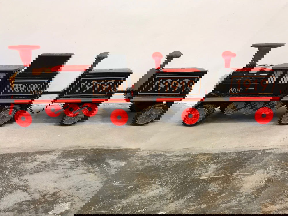 Elektrische Kindertrein met twee wagons 12 volt 4x4 - RideCars
