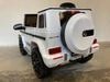 Elektrische auto kind Mercedes G63 AMG 12 volt 2.4G RC wit - RideCars