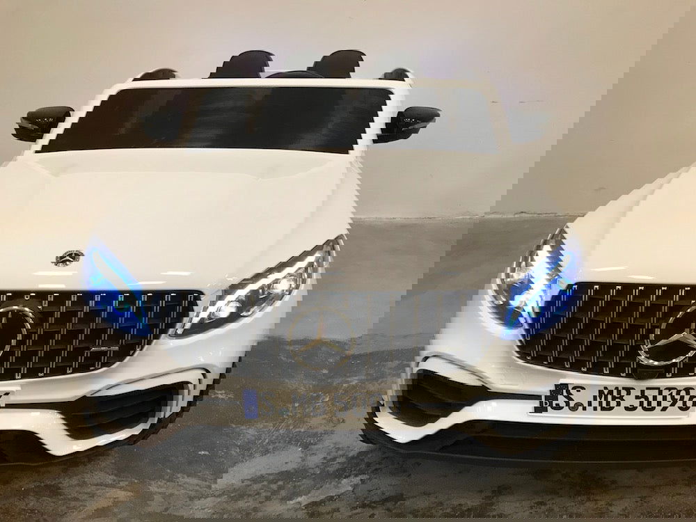 Elektrische auto kind Mercedes GLC 63 twee persoons wit - RideCars