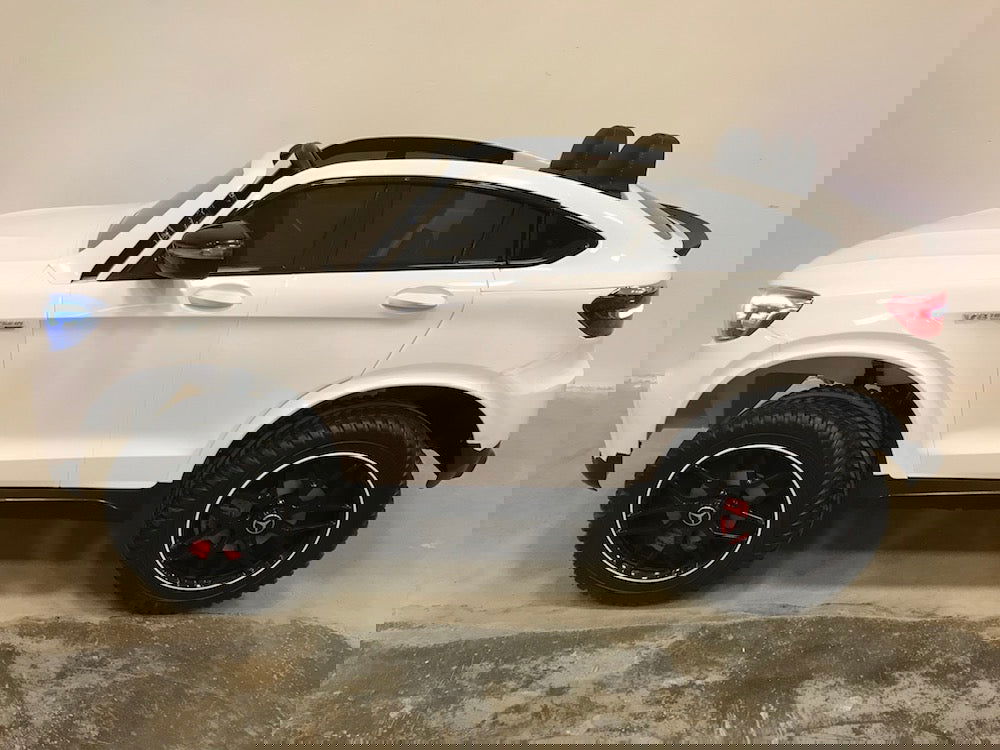 Elektrische auto kind Mercedes GLC 63 twee persoons wit - RideCars