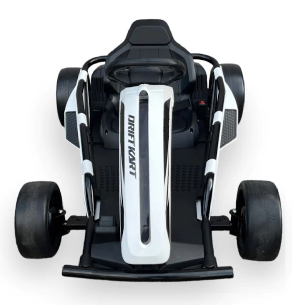 Elektrische kinder Drift Go kart 24V Wit