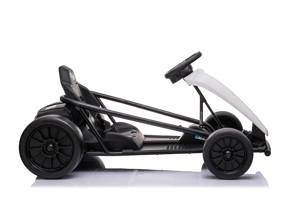 Elektrische kinder Drift Go kart 24V Wit