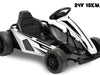 Elektrische kinder Drift Go kart 24V Wit