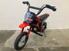 Elektrische kinder crossmotor 24 volt rood - RideCars