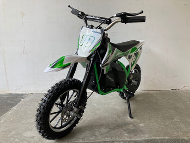 Elektrische kinder crossmotor 36 volt groen - RideCars