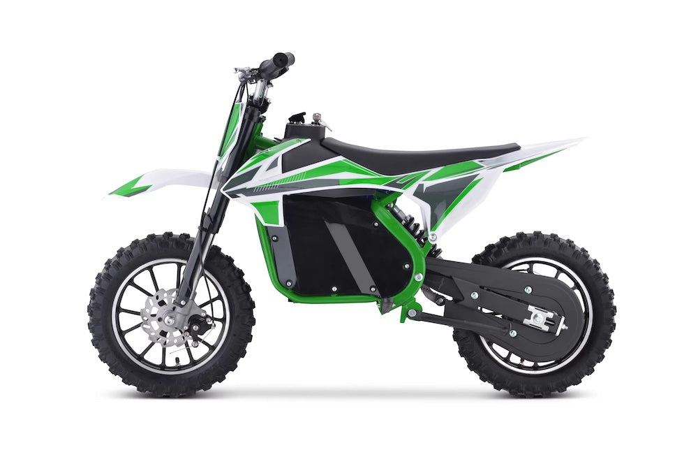 Elektrische kinder crossmotor 36 volt groen - RideCars