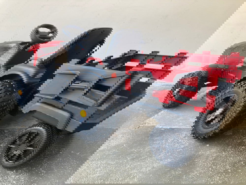 Elektrische kinder tractor Farmer 12 volt rood - RideCars