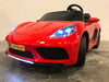 Elektrische kinderauto 24 volt twee persoons brushless motor rood - RideCars
