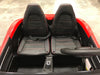 Elektrische kinderauto 24 volt twee persoons brushless motor rood - RideCars