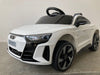 Elektrische kinderauto Audi E-tron wit 12 volt - RideCars