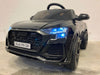 Elektrische kinderauto Audi Q8 zwart - RideCars