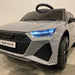 Elektrische kinderauto Audi RS6 grijs 12 volt - RideCars