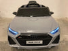 Elektrische kinderauto Audi RS6 grijs 12 volt - RideCars