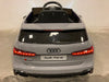 Elektrische kinderauto Audi RS6 grijs 12 volt - RideCars
