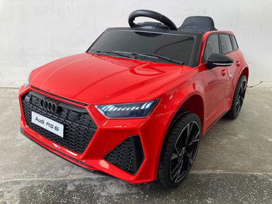 Elektrische kinderauto Audi RS6 rood 12 volt - RideCars