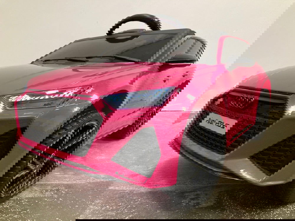 Elektrische kinderauto Audi RS6 roze 12 volt - RideCars