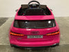 Elektrische kinderauto Audi RS6 roze 12 volt - RideCars