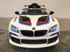 Elektrische kinderauto BMW M6 GT3 12 volt - RideCars