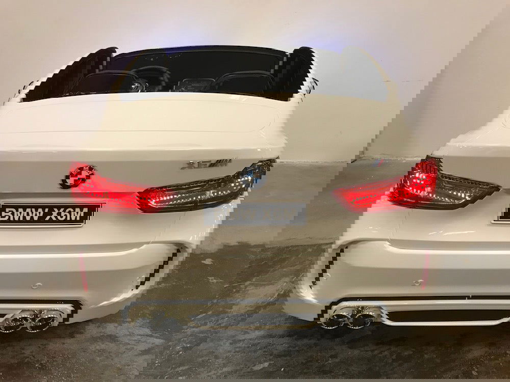Elektrische kinderauto BMW X6 twee persoons wit - RideCars