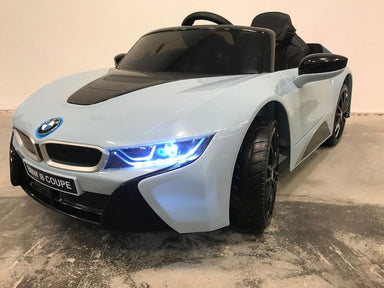 Elektrische kinderauto BMW i8 - 12 volt softstart 2.4G - blauw - RideCars