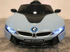 Elektrische kinderauto BMW i8 - 12 volt softstart 2.4G - blauw - RideCars
