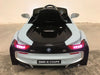 Elektrische kinderauto BMW i8 - 12 volt softstart 2.4G - blauw - RideCars