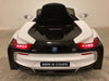 Elektrische kinderauto BMW i8 wit - 12 volt softstart - RideCars