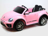 Elektrische kinderauto Beetle Dune Volkswagen roze - RideCars