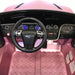 Elektrische kinderauto Bentley Continental roze metallic - RideCars