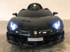 Elektrische kinderauto Lamborghini Aventador SVJ 12 volt zwart - RideCars