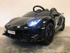 Elektrische kinderauto Lamborghini Aventador SVJ 12 volt zwart - RideCars