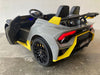 Elektrische kinderauto Lamborghini Huracan STO drift grijs - RideCars