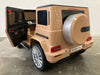 Elektrische kinderauto Mercedes G500 beige 12 volt - RideCars