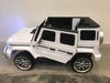 Elektrische kinderauto Mercedes G63  24 volt 4x4 twee persoons wit - RideCars