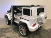 Elektrische kinderauto Mercedes G63  24 volt 4x4 twee persoons wit - RideCars