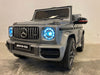 Elektrische kinderauto Mercedes G63 AMG 12 volt zilver grijs - RideCars