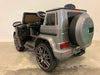 Elektrische kinderauto Mercedes G63 AMG 12 volt zilver grijs - RideCars