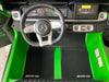 Elektrische kinderauto Mercedes G63 AMG 4x4 24 volt XL versie mat groen - RideCars