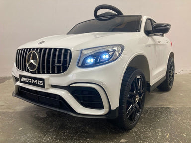 Elektrische kinderauto Mercedes GLC 63 1 persoons 4x4 - wit - RideCars