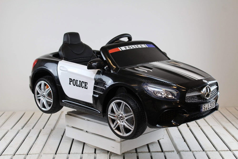 Elektrische kinderauto Mercedes SL500 Politie uitvoering - RideCars